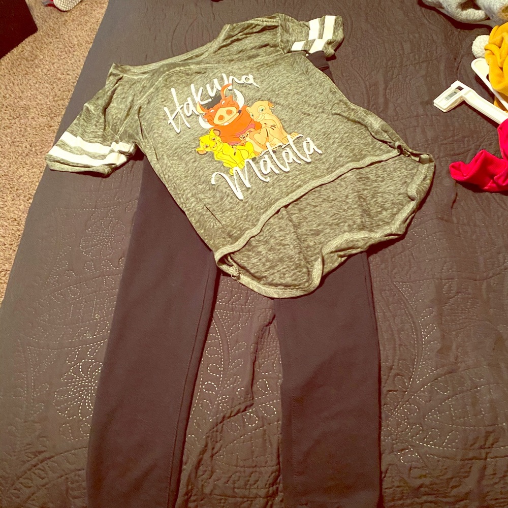 3 for $15 Disney shirt and jeggings